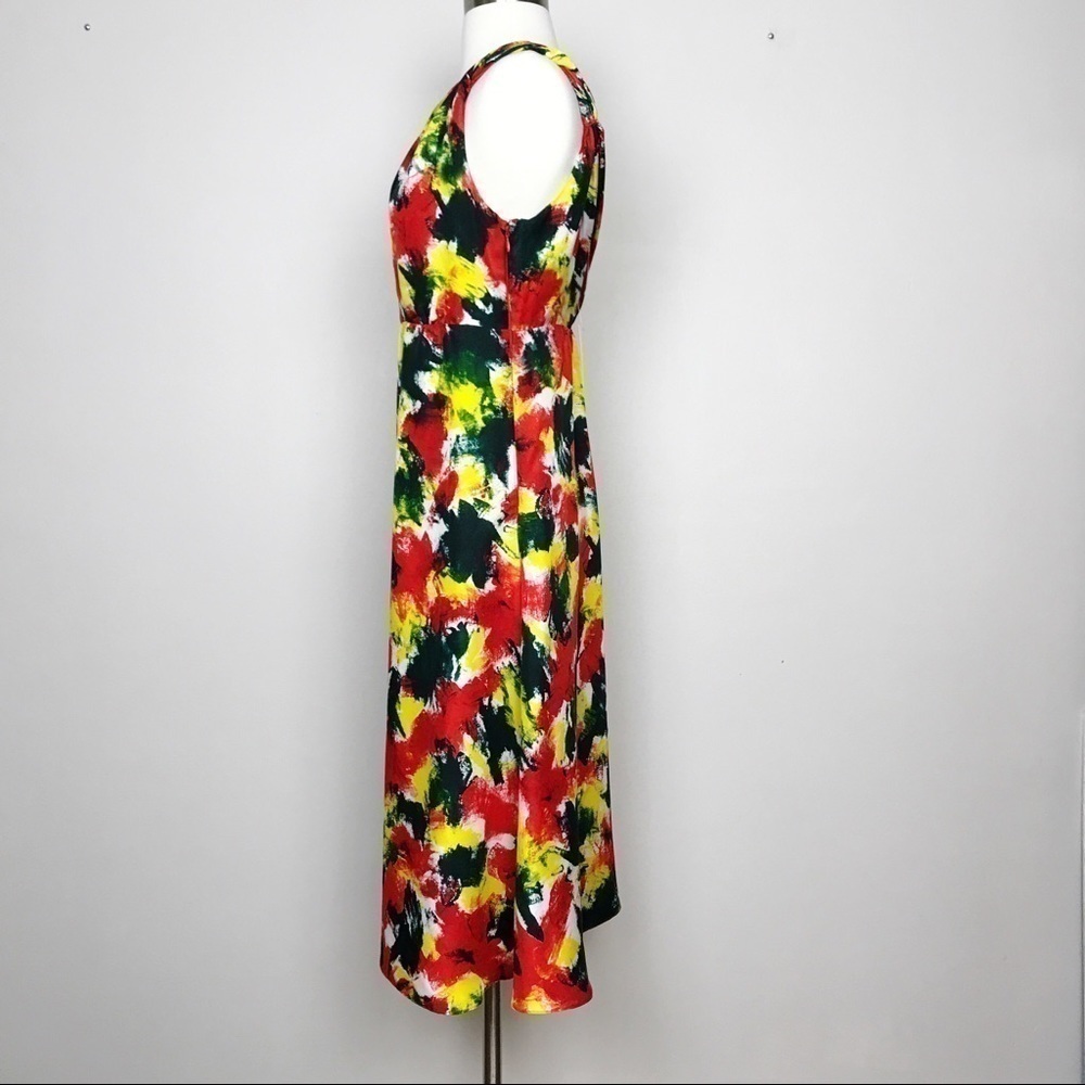 Paula Hian Designer Silk Dress One Shoulder 4 NWT - Picture 5 of 8